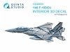 Quinta Studio QD48600 F-15D/F-15DJ 3D-Printed & coloured Interior on decal paper (Hasegawa) 1/48